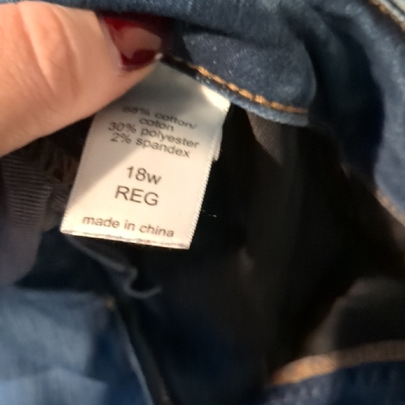 Maurices Dark Blue Straight Leg Jeans - Picture 5 of 5